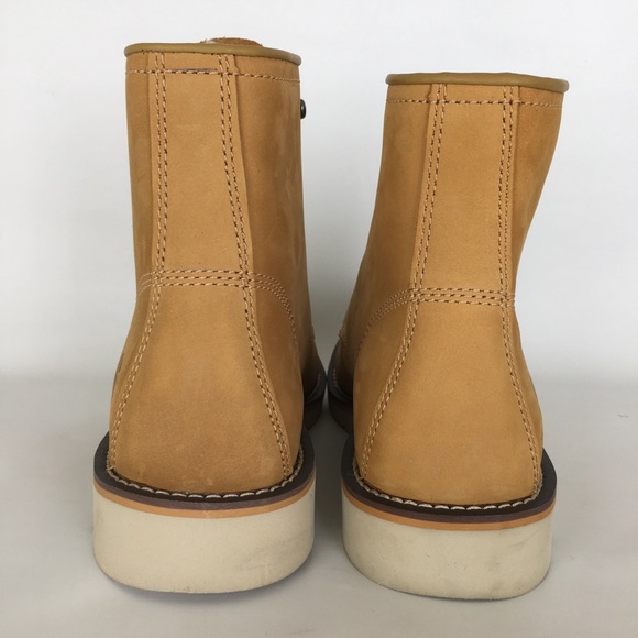 Carhartt Womens 6" Moc Toe Wedge Work Boot NEW Tan Lightweight Soft Toe Ankle - Picture 13 of 14